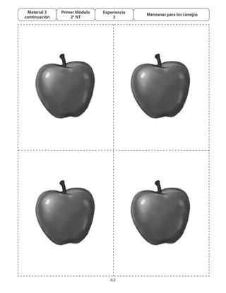 Material 3    Primer Módulo   Experiencia   Manzanas para los conejos
continuación       2° NT           3




                                  62
 