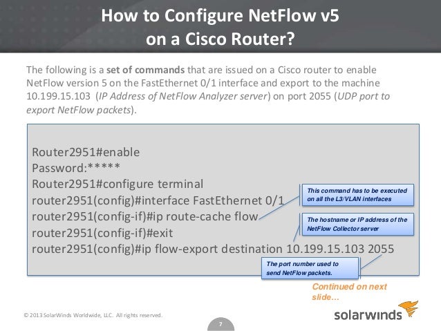 how to configure netflow on cisco how to configure netflow on cisco