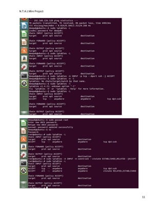 N.T.A.LMini Project
11
 