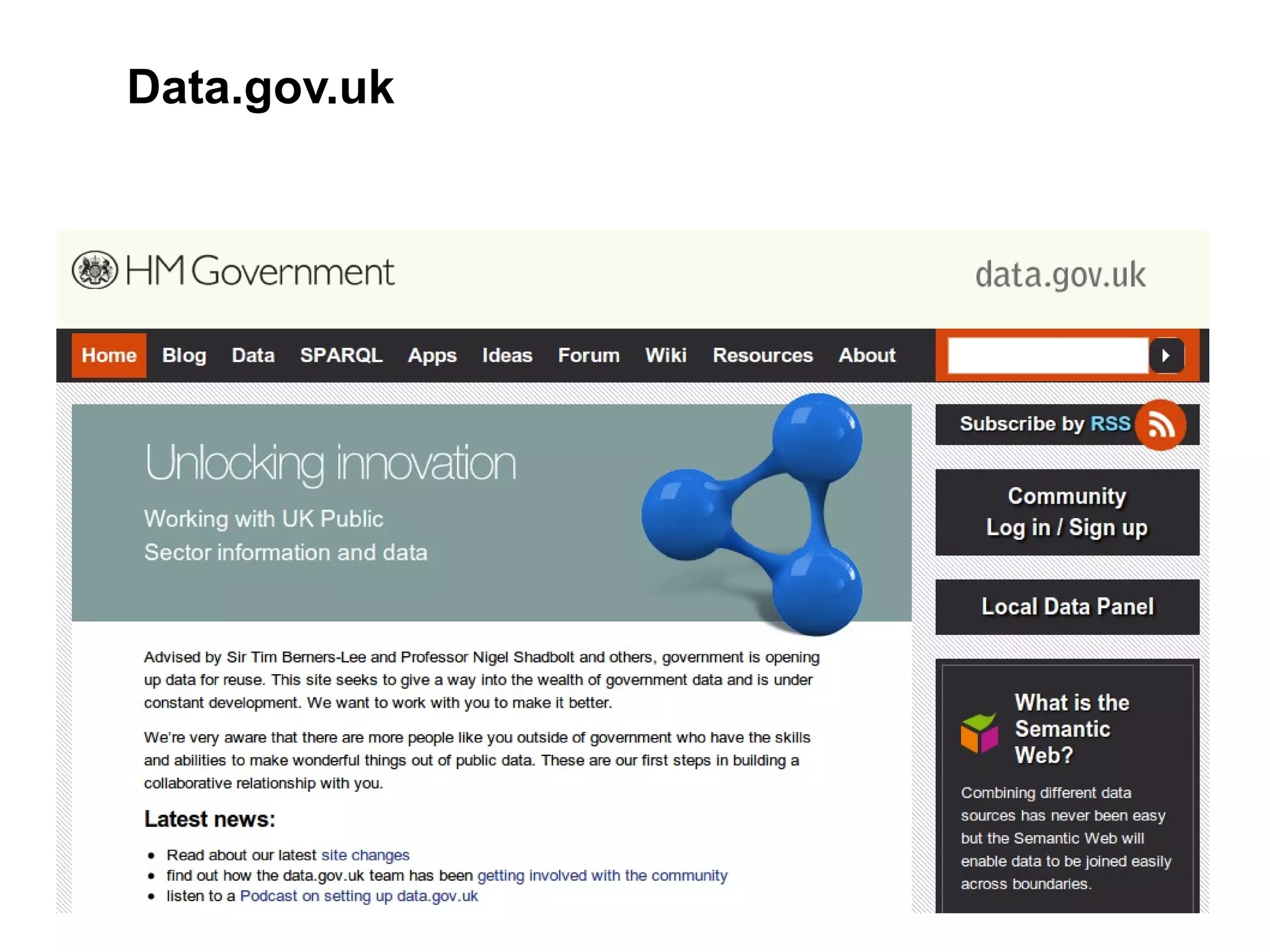Data.gov.uk
 