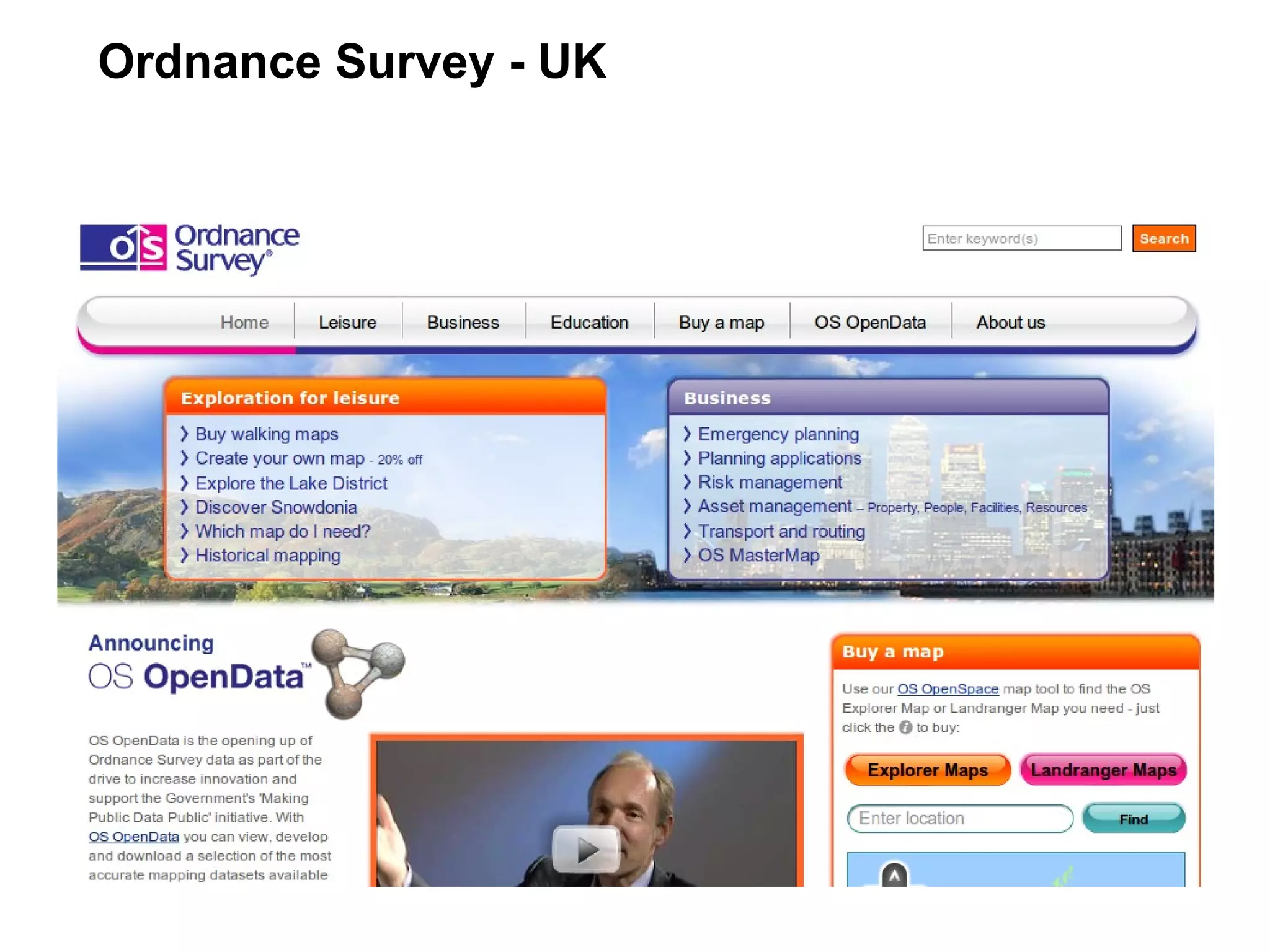 Ordnance Survey - UK
 