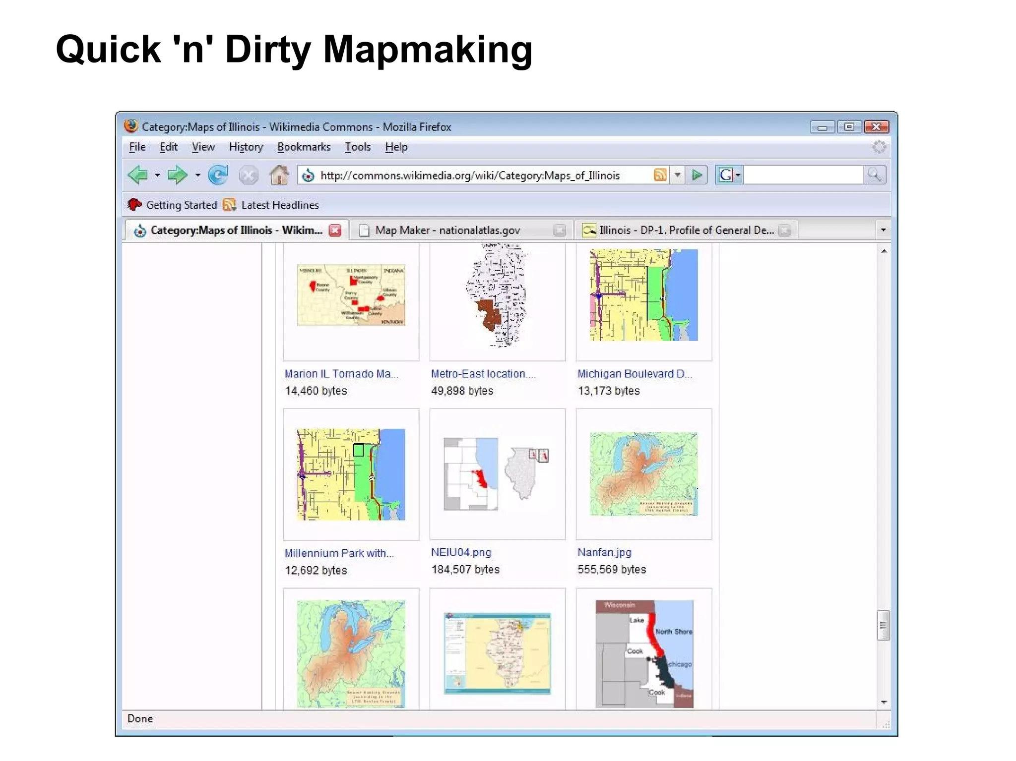 Quick 'n' Dirty Mapmaking
 