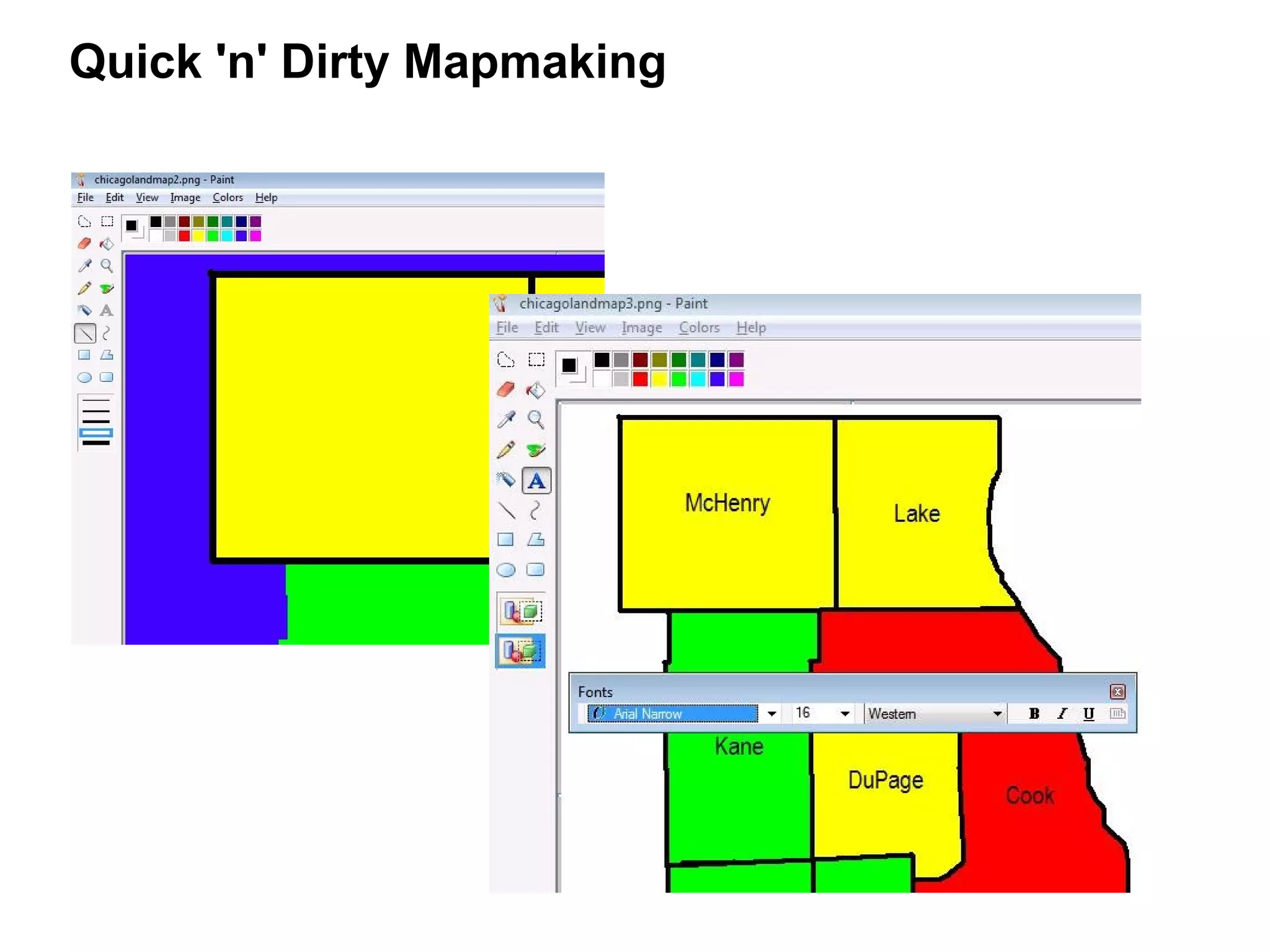 Quick 'n' Dirty Mapmaking
 