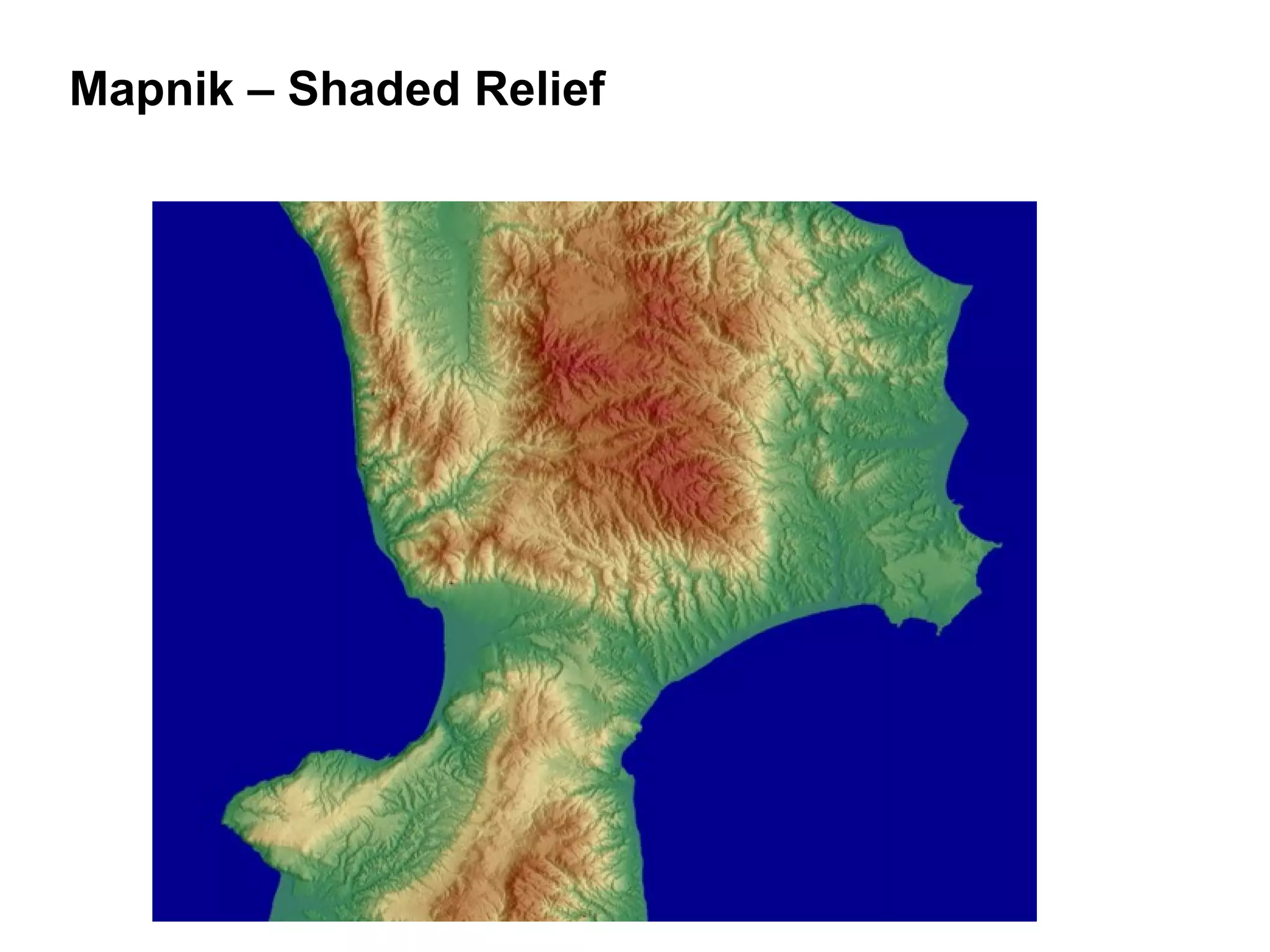 Mapnik – Shaded Relief
 
