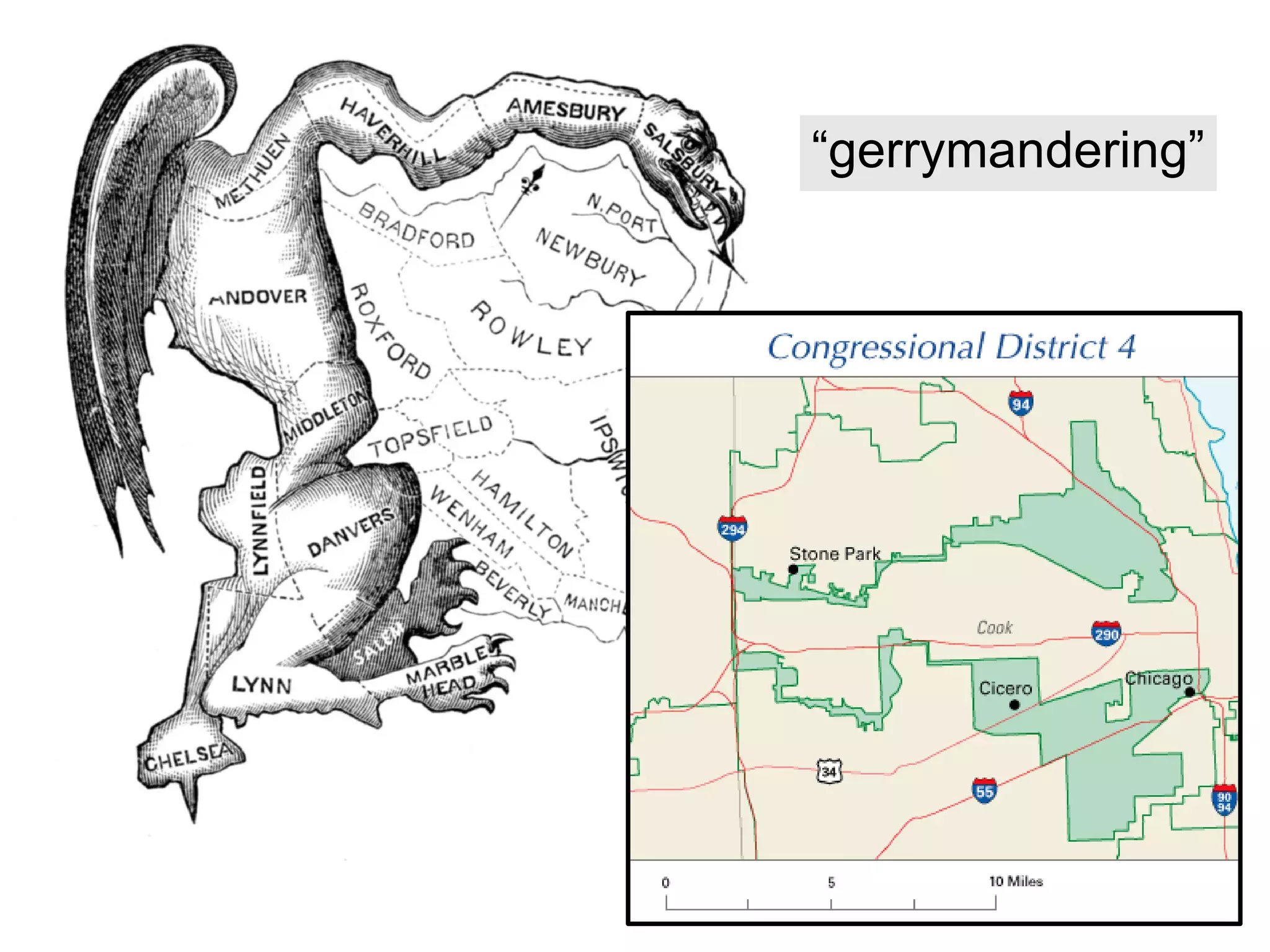 “gerrymandering”
 
