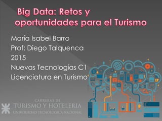 María Isabel Barro
Prof: Diego Talquenca
2015
Nuevas Tecnologías C1
Licenciatura en Turismo
 