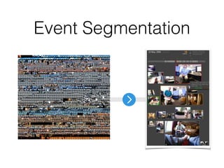 Event Segmentation
 