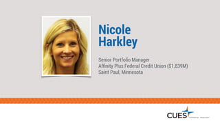 Nicole
Haverly
Senior Portfolio Manager
Afﬁnity Plus Federal Credit Union ($1,839M)
Saint Paul, Minnesota
 