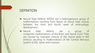 Neural tube defects - in neonates and children | PDF