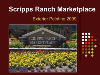 Scripps Ranch Marketplace Exterior Painting 2009 