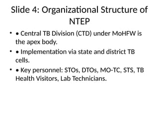 National tb health program detailed slides | PPTX