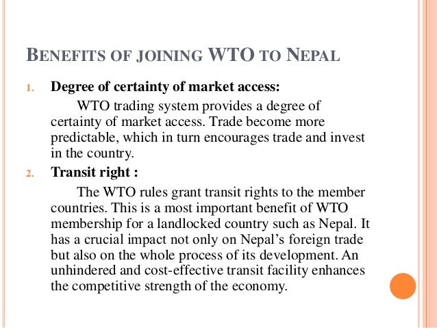 Rule based trading system wto