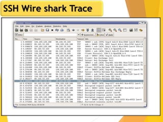 27
SSH Wire shark Trace
 
