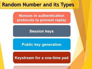 4
Random Number and its Types
 