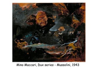  Mino Maccari, Dux series - Mussolini, 1943
 