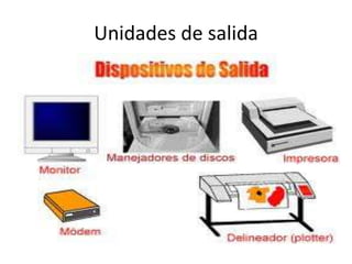 Unidades de salida