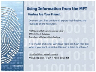 Leveraging NTFS Timeline Forensics during the Analysis of Malware | PPTX