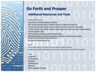 Leveraging NTFS Timeline Forensics during the Analysis of Malware | PPTX