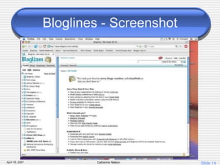 Bloglines - Screenshot 