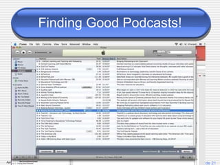 Finding Good Podcasts! 
