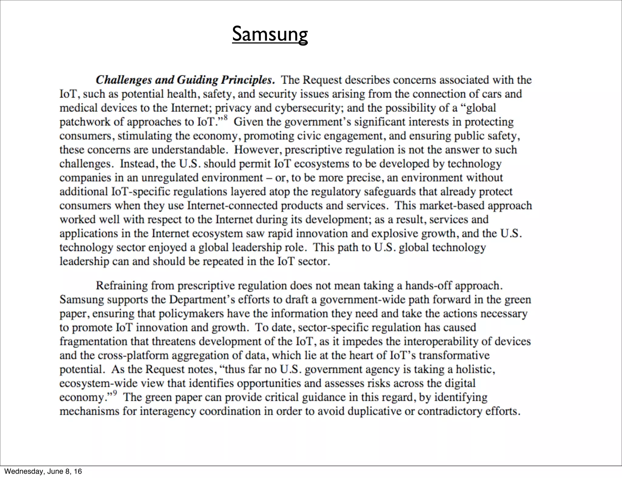 Samsung
Thursday, June 9, 16
 