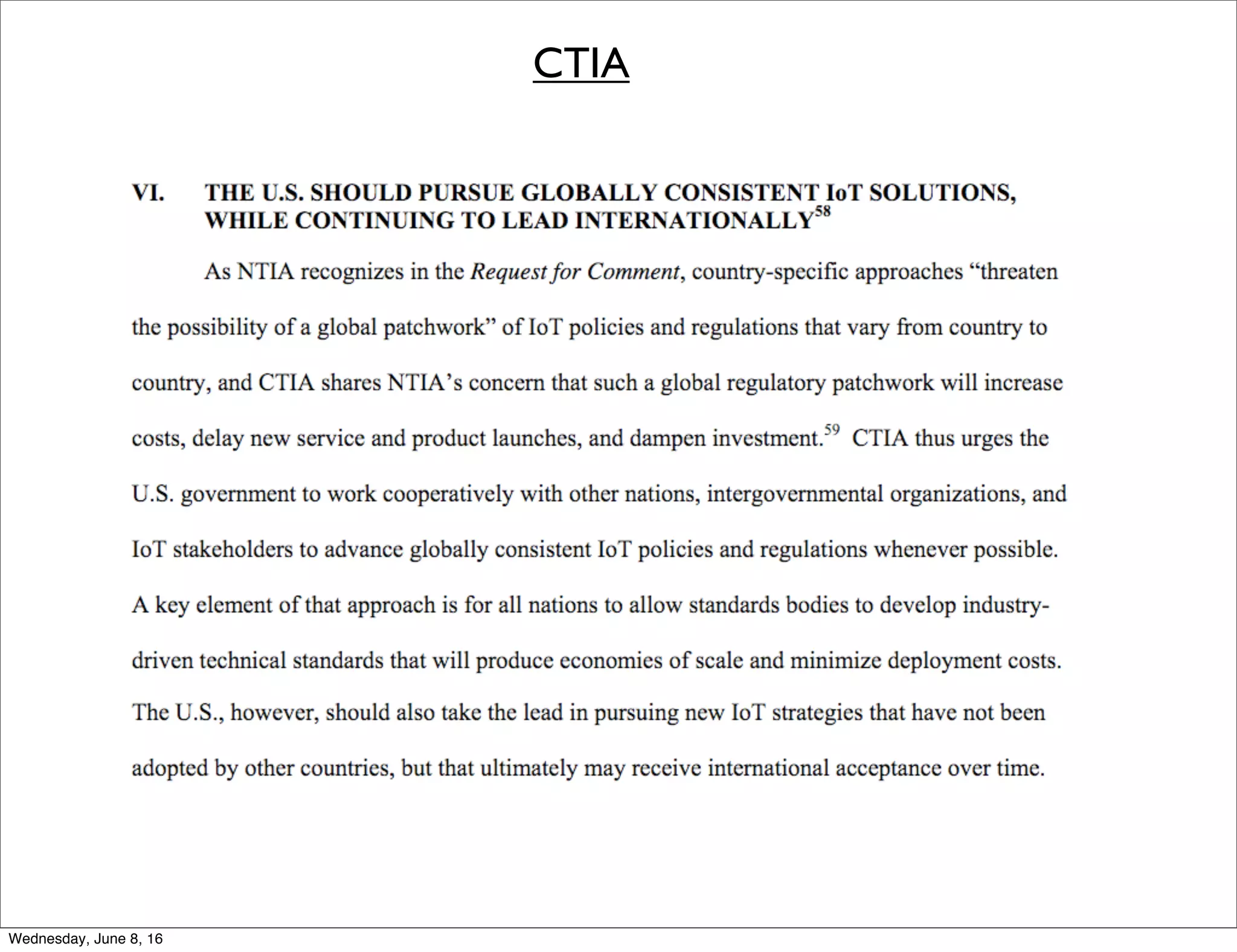 CTIA
Thursday, June 9, 16
 