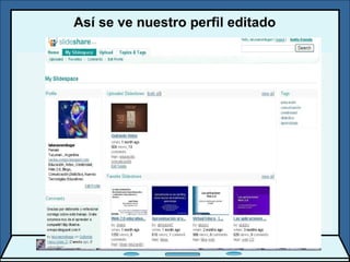 Así se ve nuestro perfil editado 