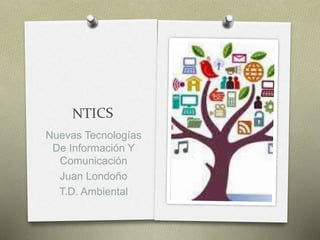 Nuevas Tecnologías
De Información Y
Comunicación
Juan Londoño
T.D. Ambiental
 