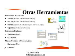 TELMO VITERI
tviteri@pucesa.edu.ec
 