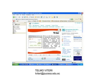 TELMO VITERI
tviteri@pucesa.edu.ec
 