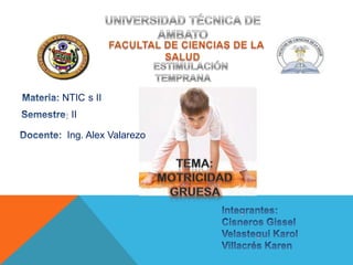 NTIC s II
II
Ing. Alex Valarezo

 