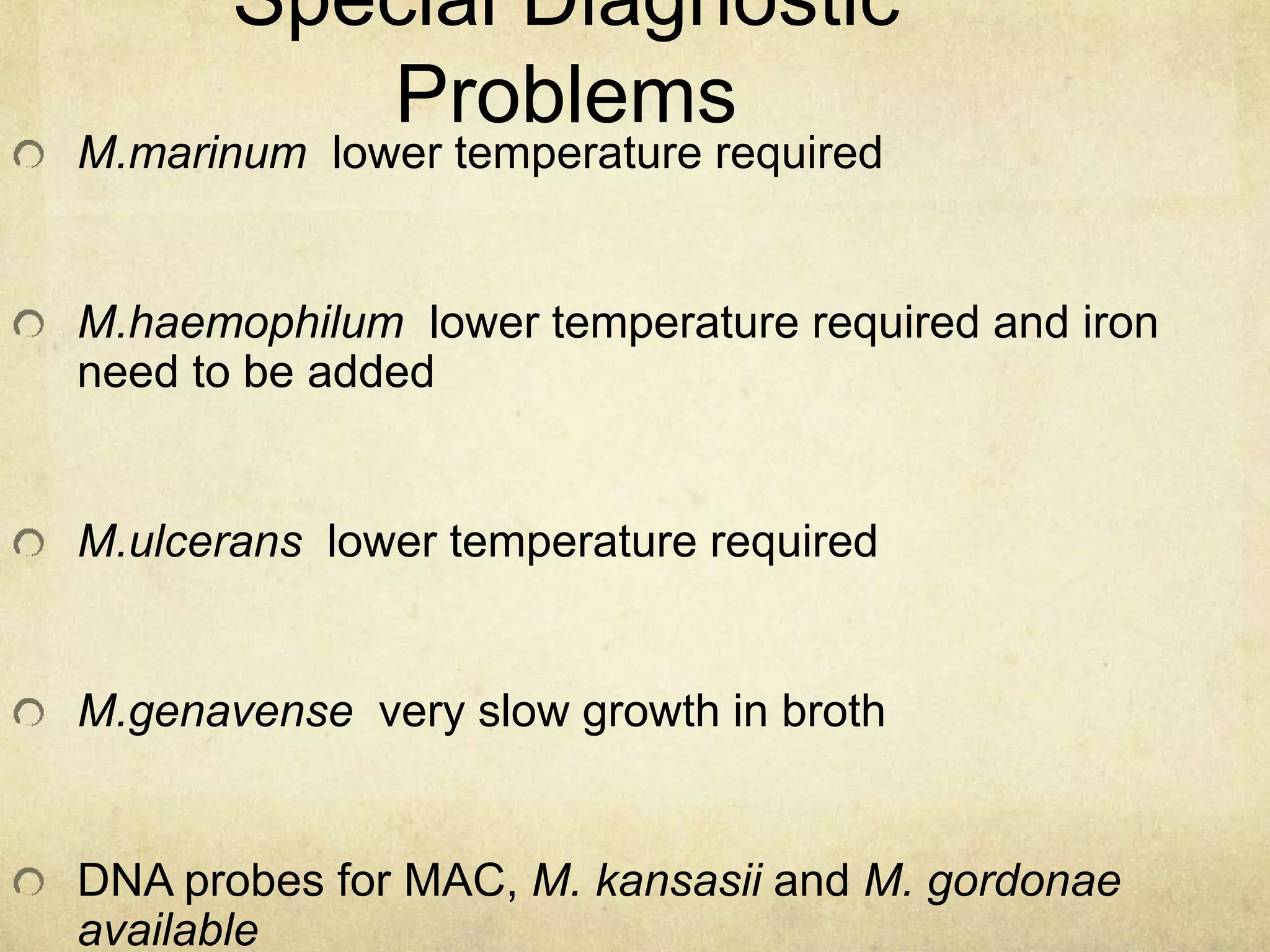 ATYPICAL MYCOBACTERIA | PPTX