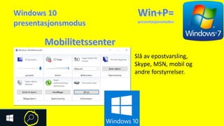 Slå av epostvarsling,
Skype, MSN, mobil og
andre forstyrrelser.
 