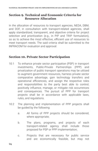 RULE II RESOURCE GENERATION, ALLOCATION, AND COST-SHARING
25
attract private financing because private
investment may not ...