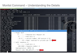 13Document Title
Monlist Command – Understanding the Details
 