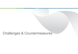 18Document Title
Challenges & Countermeasures
 