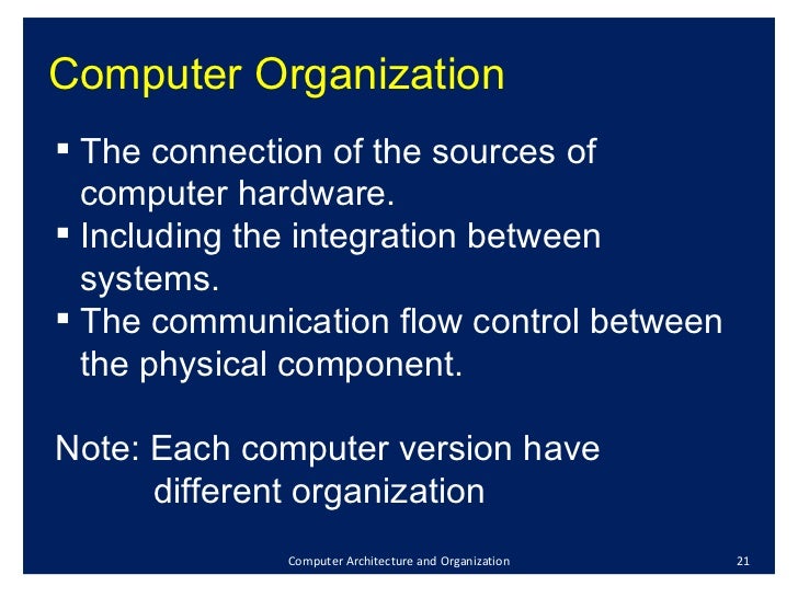 Ntroduction to computer architecture and organization
