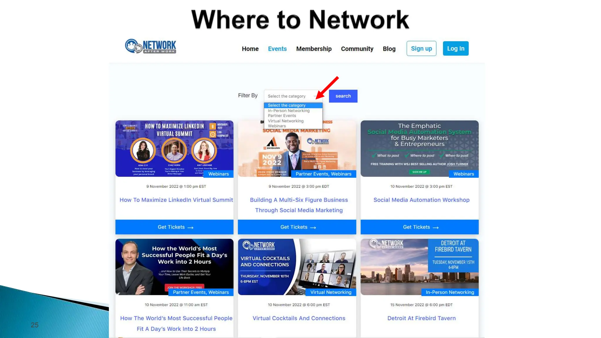 25
Network After Work
 