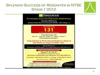 Ntse & olympiads | PPT
