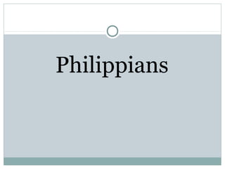 Philippians
 