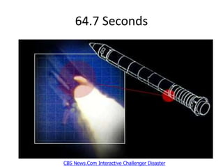 64.7 Seconds
CBS News.Com Interactive Challenger Disaster
 
