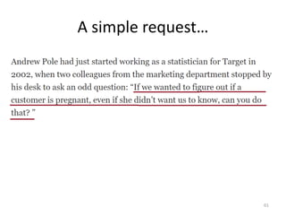 A simple request…
61
 