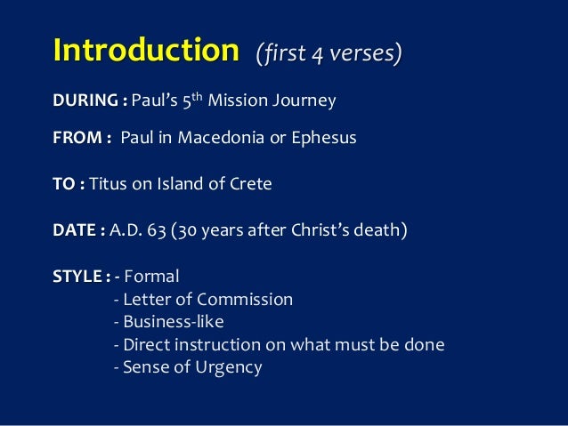 new testament survey no 26 paul letter to titus paul s letter to titus