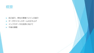 Ntt Communications Initiatives To Utilize Infrastructure Data