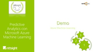 Predictive Analytics con Microsoft Azure Machine Learning | PPTX