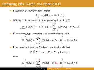 Unbiased Hamiltonian Monte Carlo | PDF