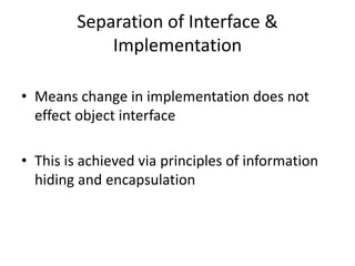 interface and implementation in java | PPT