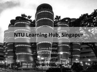 NTU Learning Hub, Singapur
Lorena Bernal
Alejandra Bedoya
Fabian Espinel
Daniel Maldonado
Marlon Manosalva
 