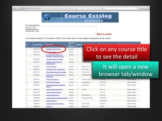 How to Select Course at NTUST