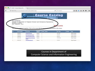 Courses in Department of
Computer Science and Information Engineering
 